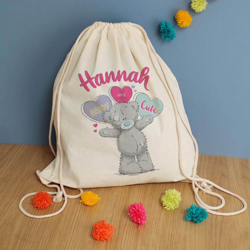Personalised Me to You Pastel Pop Drawstring Bag Extra Image 1